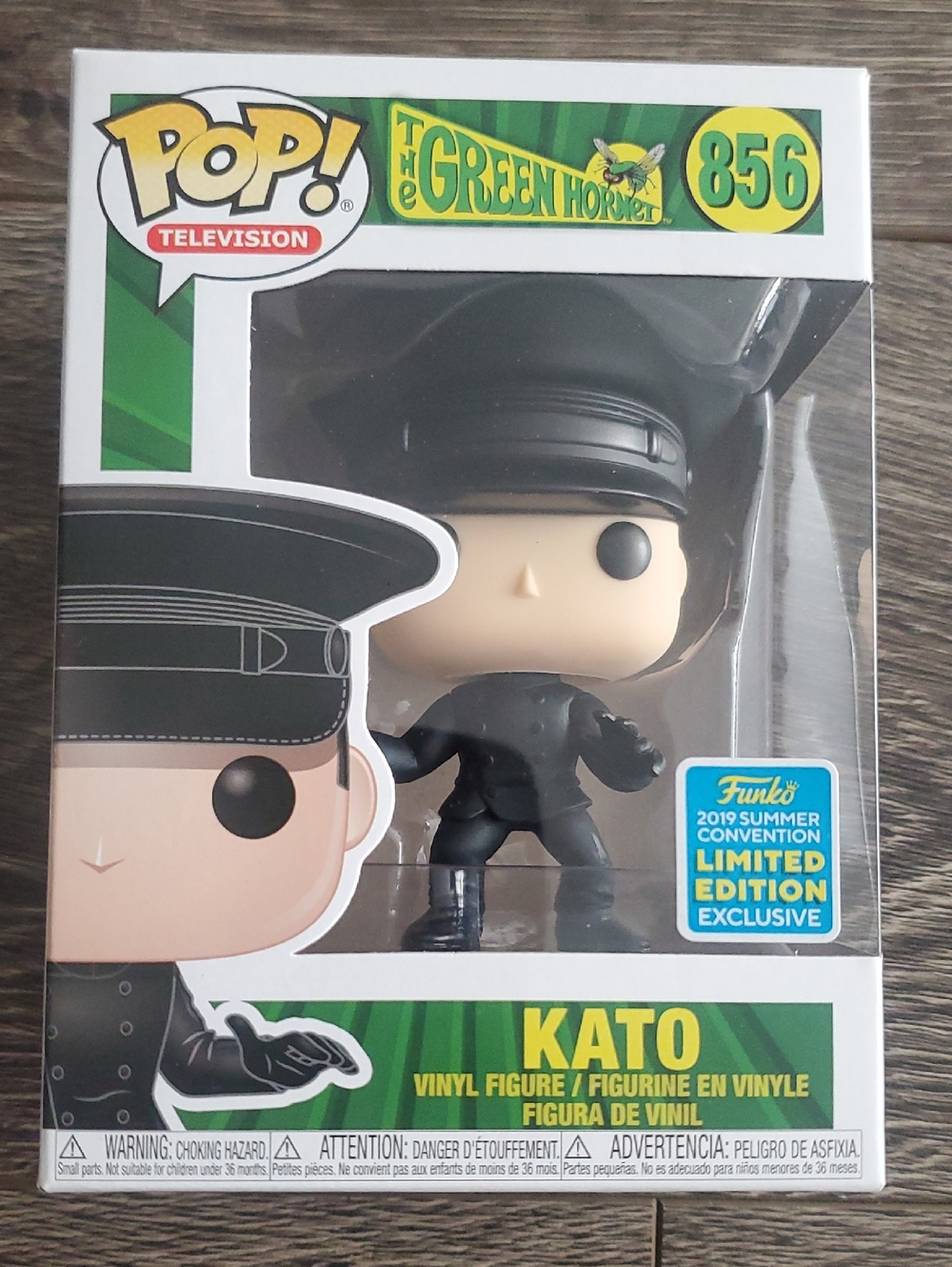 THE GREEN HORNET Kato #856 Funko Pop 2019 Summer Convention Limited Edition